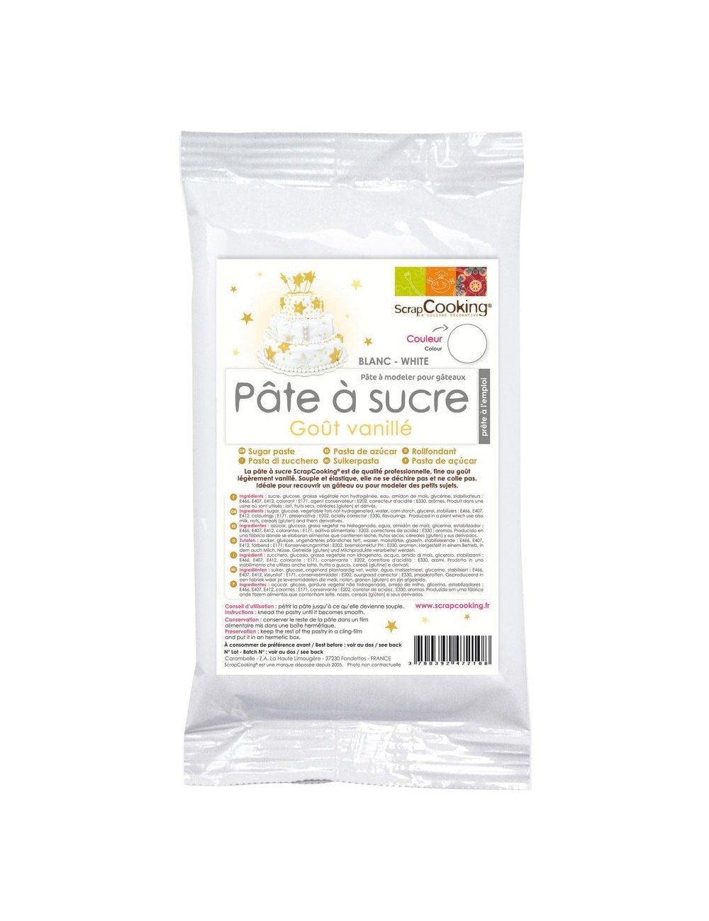 Pâte À Sucre Blanche 250G