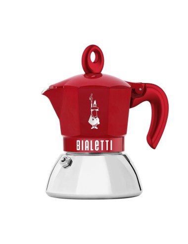 Cafetière Moka 3Tasses Rouge