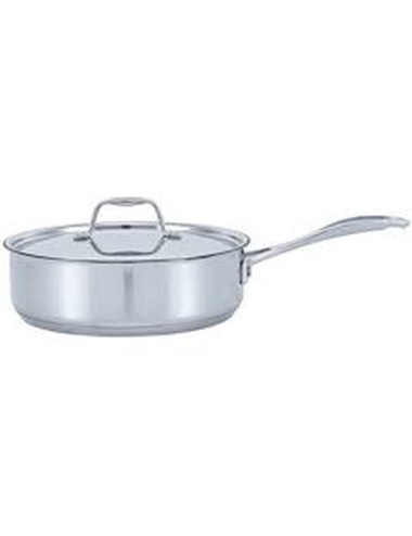 Sauteuse Revetu Chef+Couvercle 28Cm
