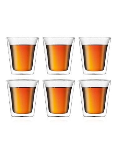 Set De 2 Verre Double Paroi 0.2L