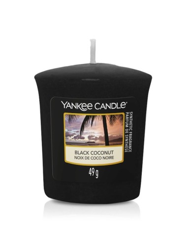 Bougie Noix De Coco Noir Grand Modèle