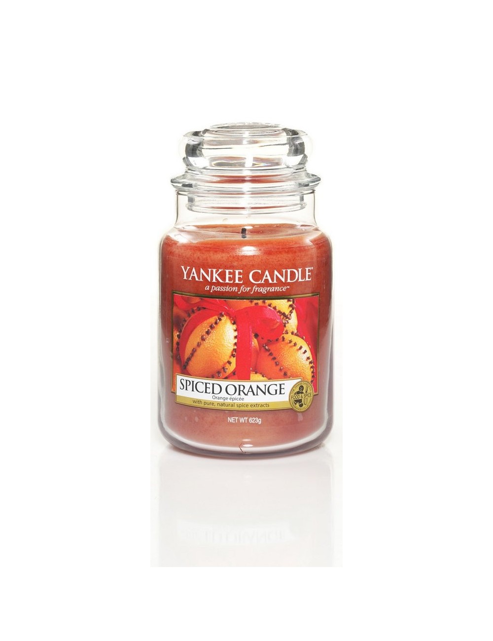 Bougie Orange Épicée Grand Modèle