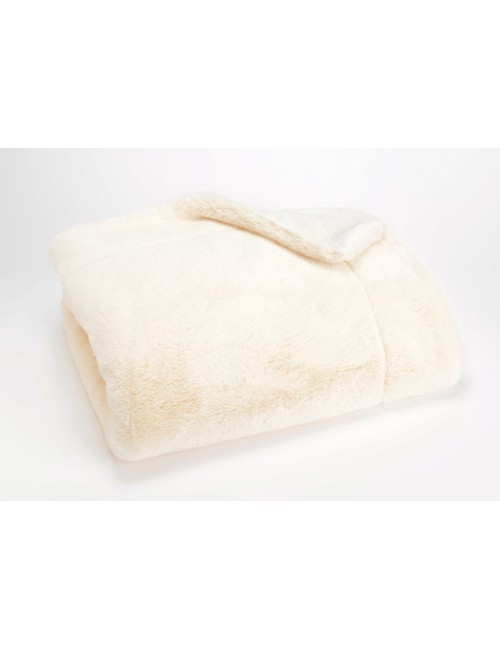 Plaid Luxe Creme 170X240