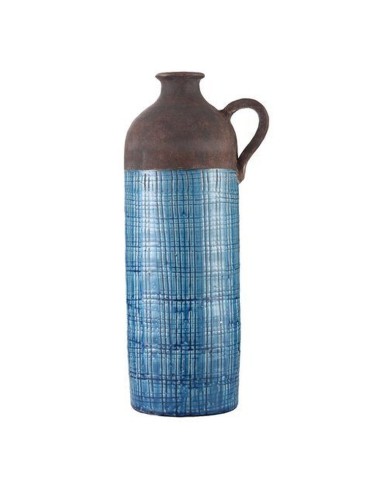 Vase Bleu En Terasse