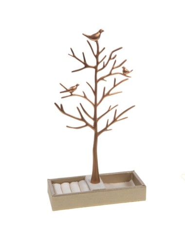 Porte Bijou Arbre De Vie Dore
