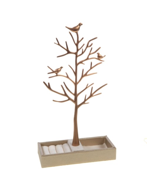 Porte Bijou Arbre De Vie Dore