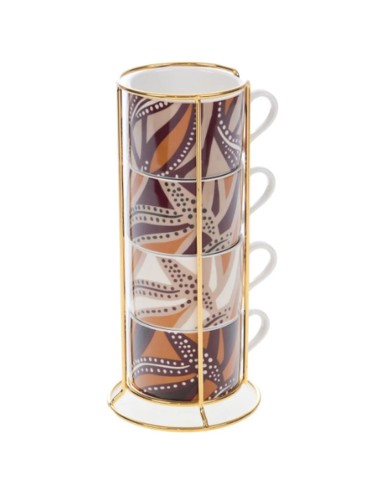 Coffret Rack 4 Tasses Bettina