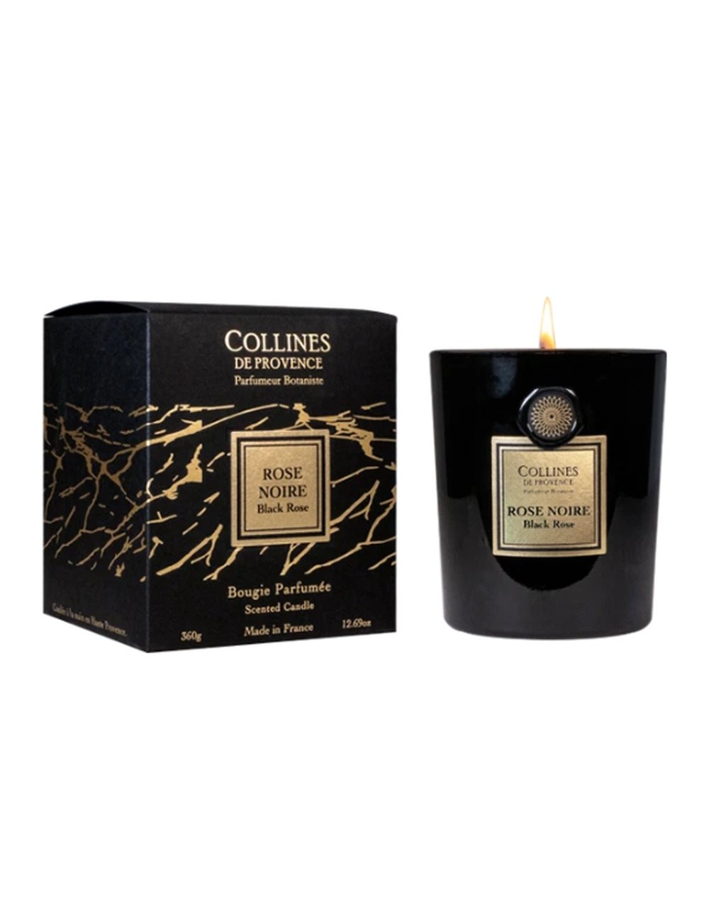 Bougie Parfum 360G Rose Noire