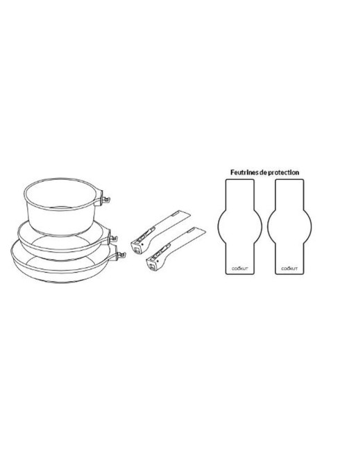 Batterie De Cuisine Polaire Amovible (7Pièces)