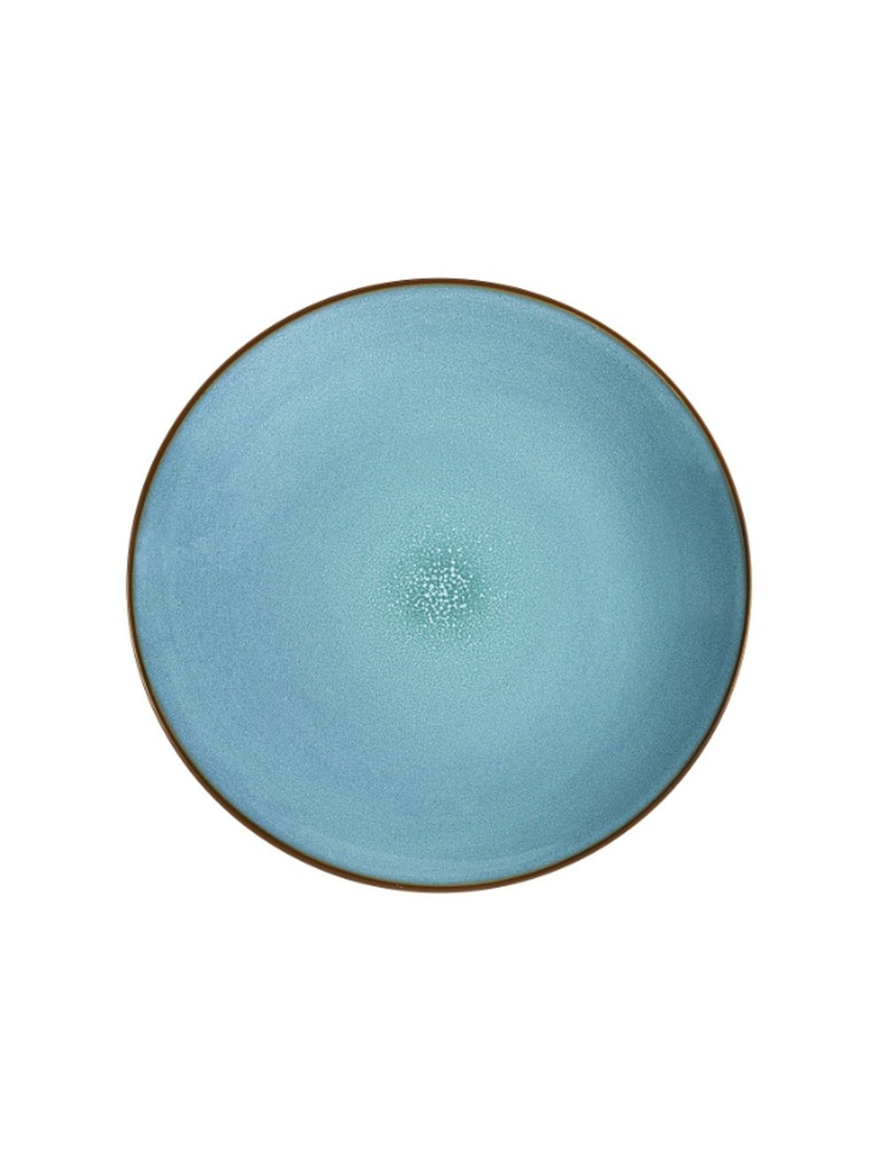 Assiette Plate Feeling Turquoise