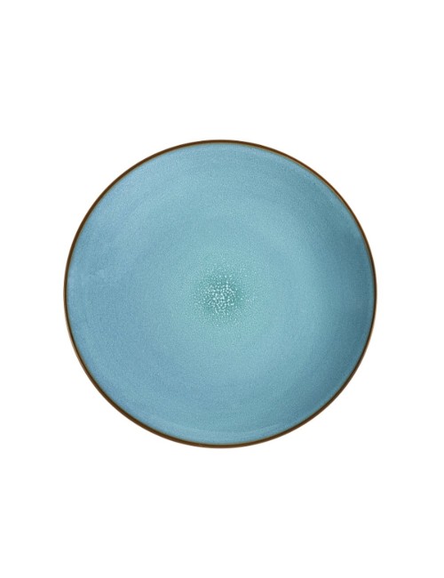 Assiette Plate Feeling Turquoise