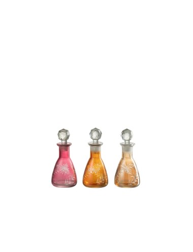 Carafe Chloe Verre Brun 10Cm( Couleur Au Choix Suivant Disponibilité)