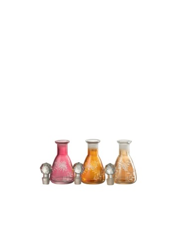 Carafe Chloe Verre Brun 10Cm( Couleur Au Choix Suivant Disponibilité)