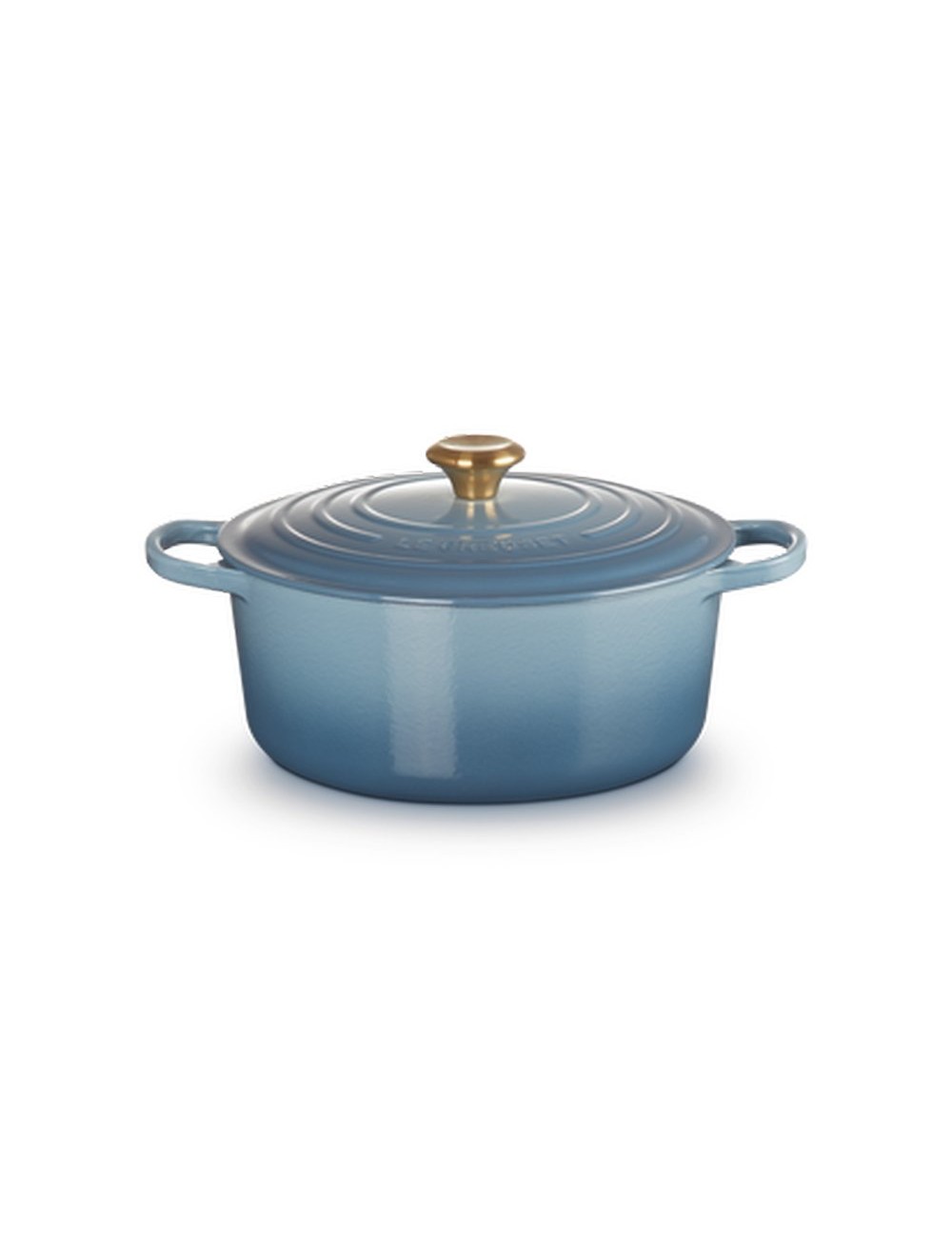 Cocotte Ronde Signature 28Cm Chambray