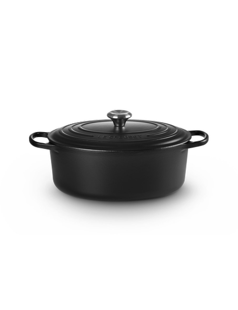 Cocotte Ovale 31Cm Noir Matte