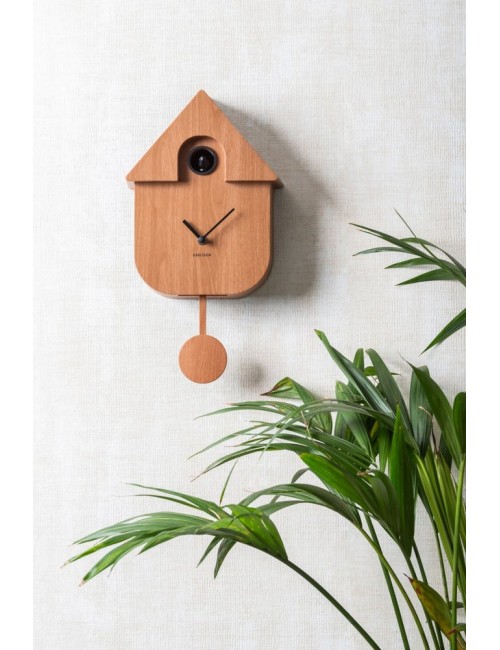 Horloge Mural Coucou Bois Foncé
