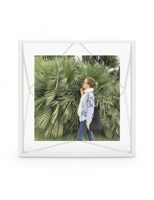 Cadre Photo Prisma Blanc 4X4