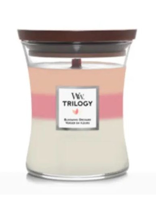 Bougie Moyenne Jarre Verger En Fleurs Trilogy