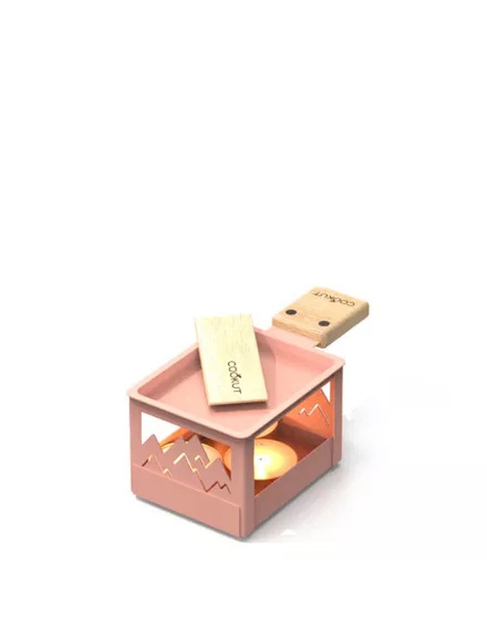 Raclette À La Bougie Rose