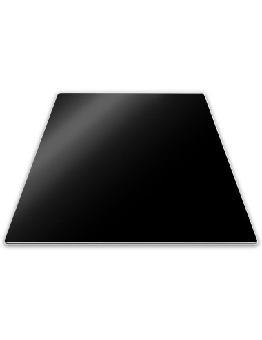 Planche De Protection Noire En Verre Trempé - Idéale Pour Une Plaque De Cuisson 50 X 28 Cm