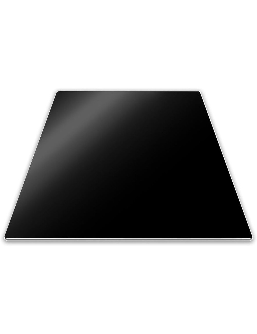 Planche De Protection Noire En Verre Trempé - Idéale Pour Une Plaque De Cuisson 50 X 28 Cm