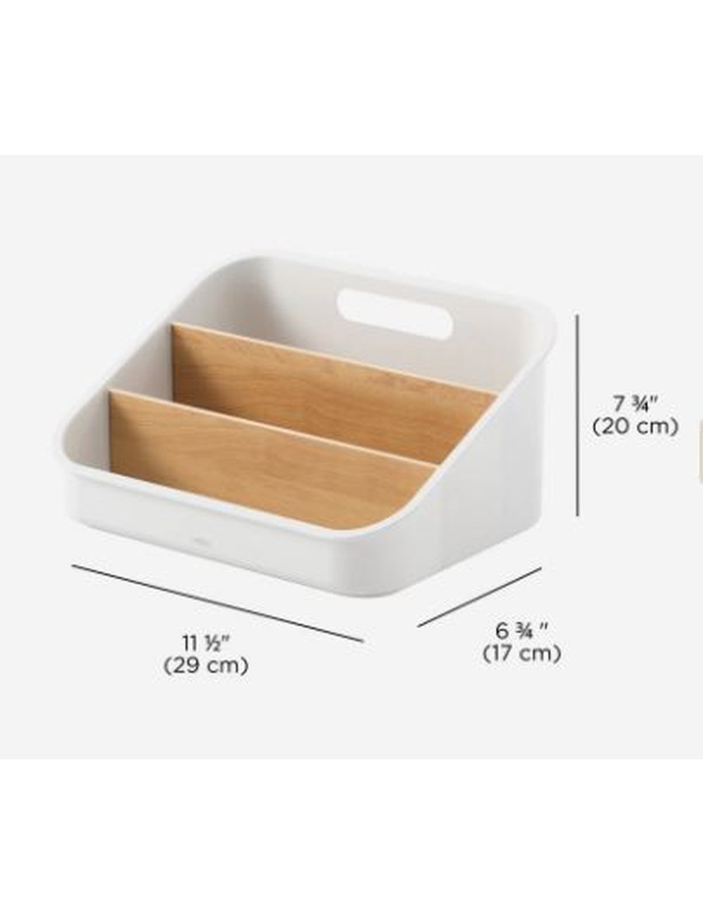 Organisateur Bois/Blanc