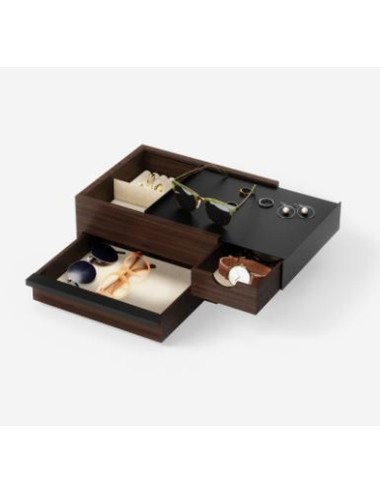Boîte À Bijoux Noir/Walnut