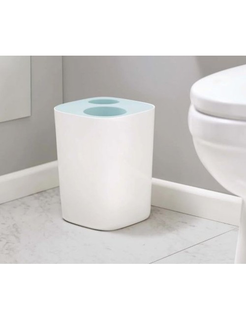 Poubelle de Tri Salle de Bain 8L Bleu Split