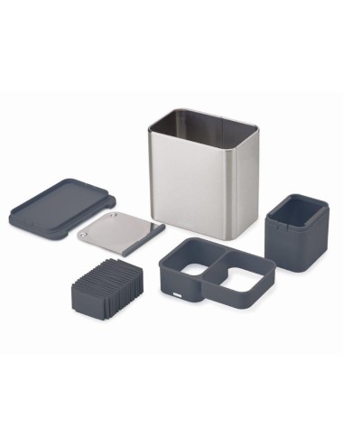 Pot à Ustensile et Bloc Couteau en Inox Surface
