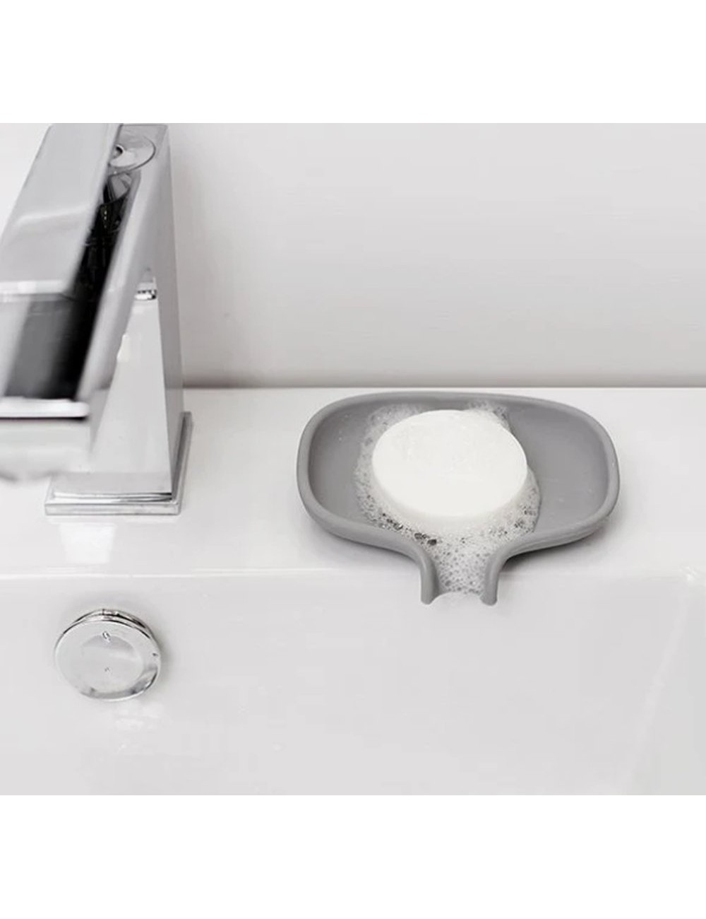 Porte Savon Small Gris