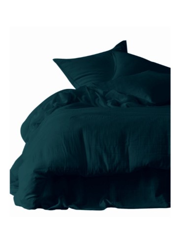 Drap Housse Dili 160X200 Bleu De Prusse