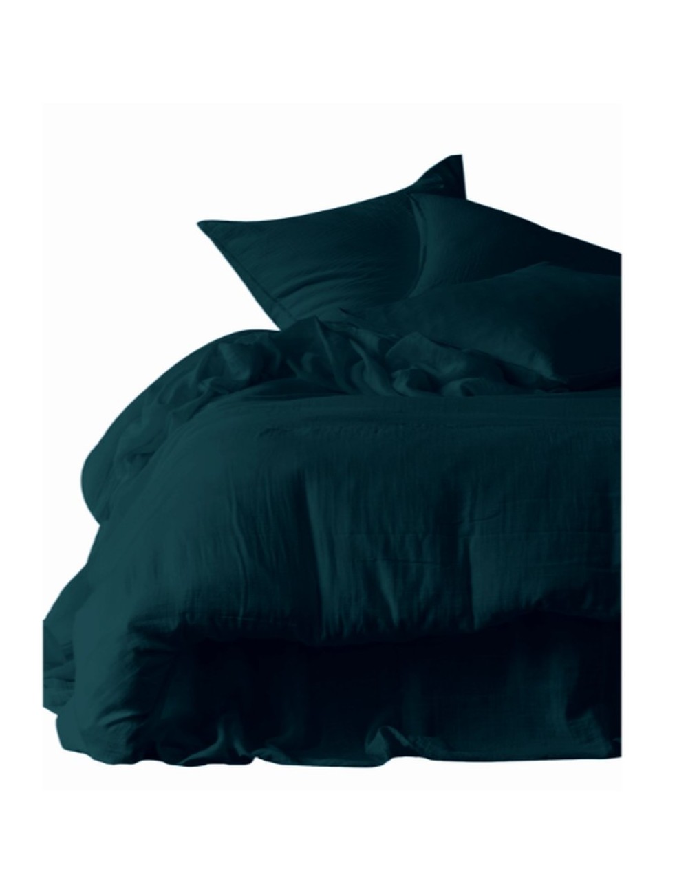 Drap Housse Dili 160X200 Bleu De Prusse