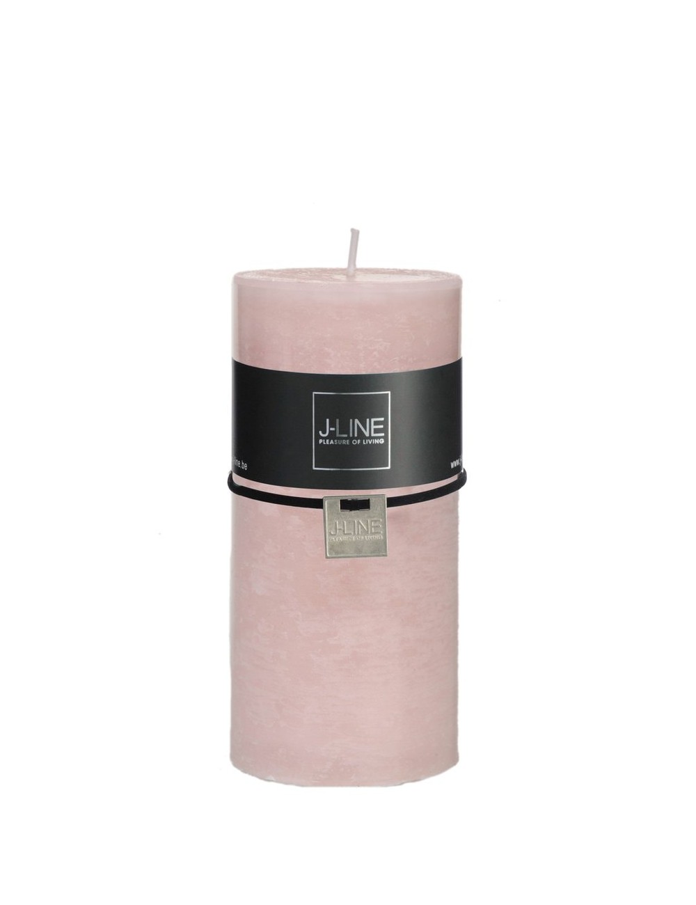 Bougie Cylind Rose Poudre 7X15