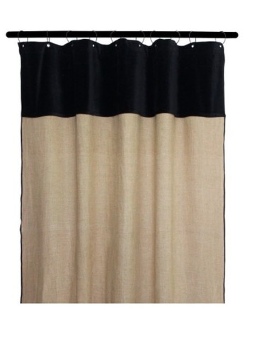 Mansa Rideaux Oreillets Naturel