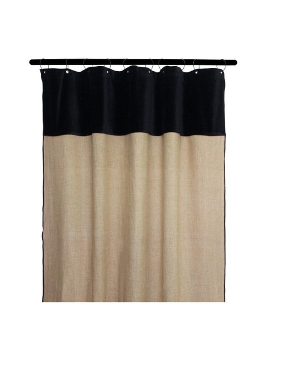 Mansa Rideaux Oreillets Naturel