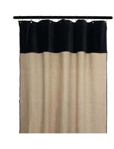Mansa Rideaux Oreillets Naturel