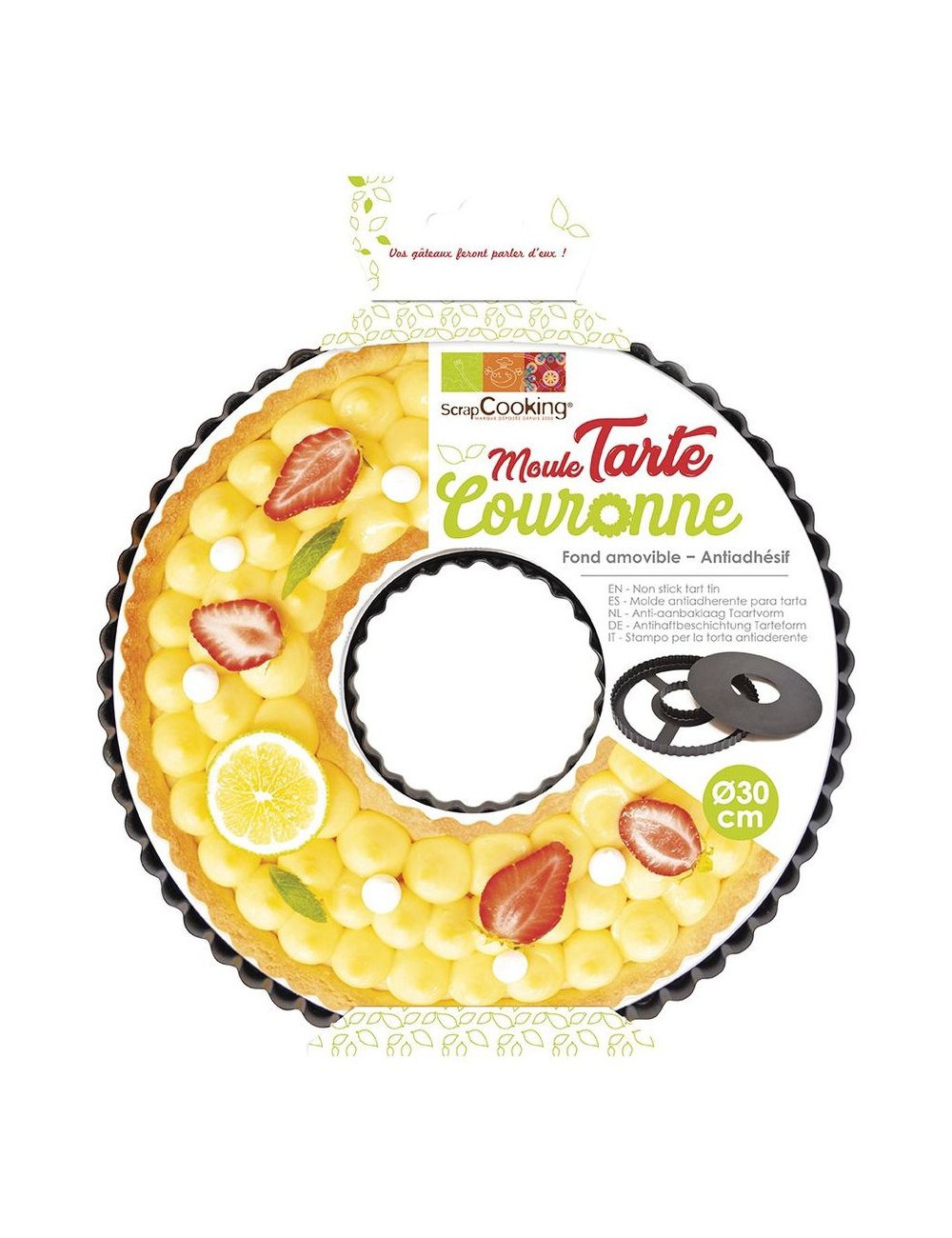 Moule À Tarte Couronne Amovible