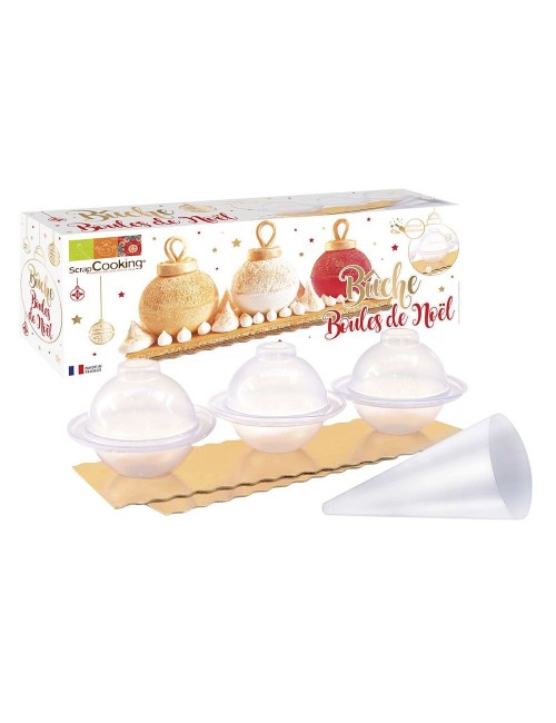 Coffret Bûche Boules De Noël
