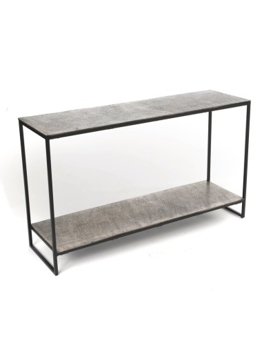 CONSOLE TABLETTE ALU SILVER