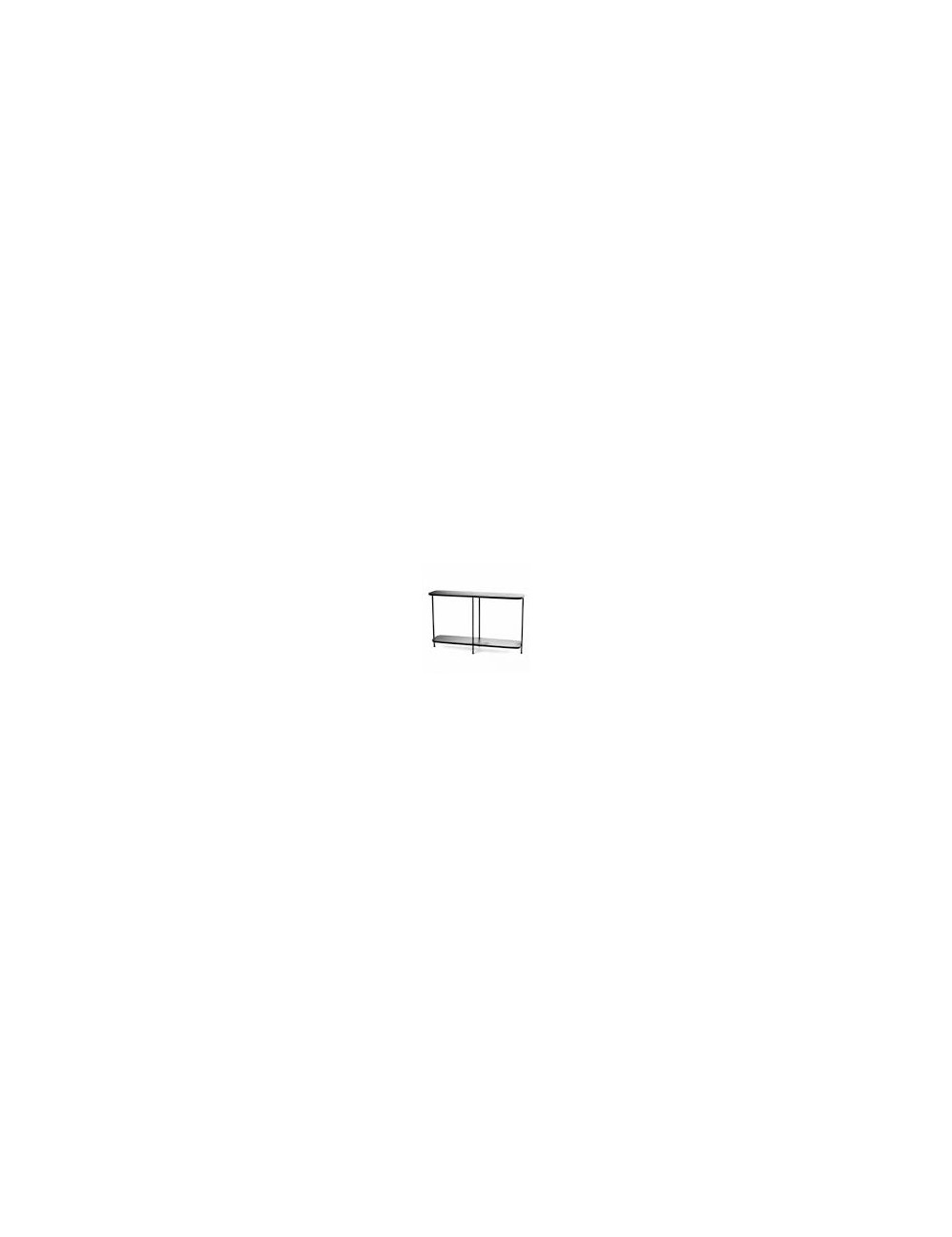 CONSOLE ETAGERE NOIR MAT