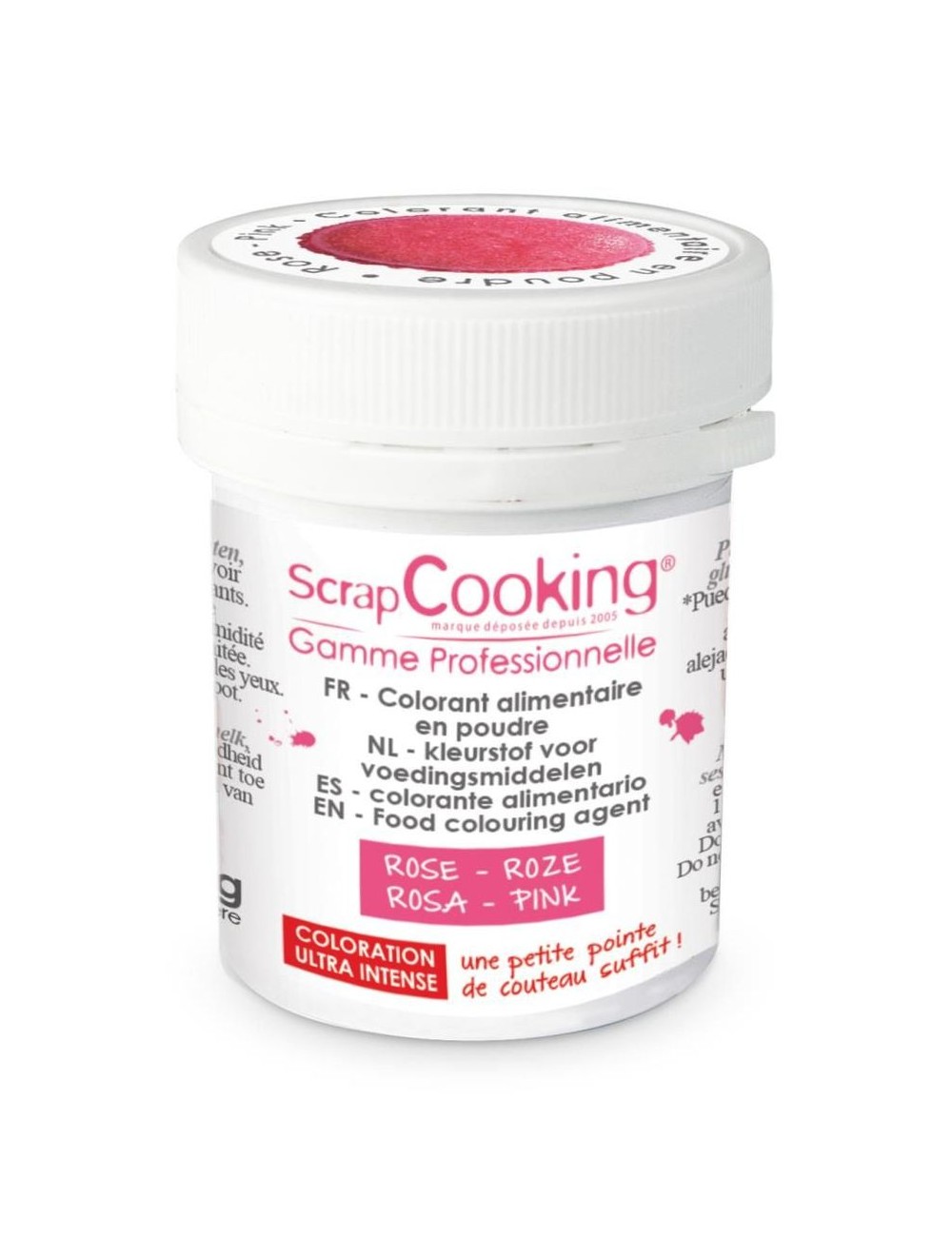 Colorant Alimentaire En Poudre Rose 5G