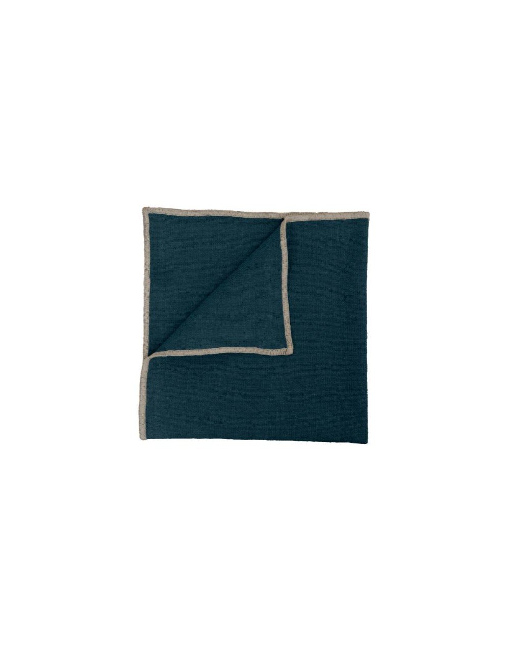 SERVIETTE CORTE 40x40 BLEU DE PRUSSE