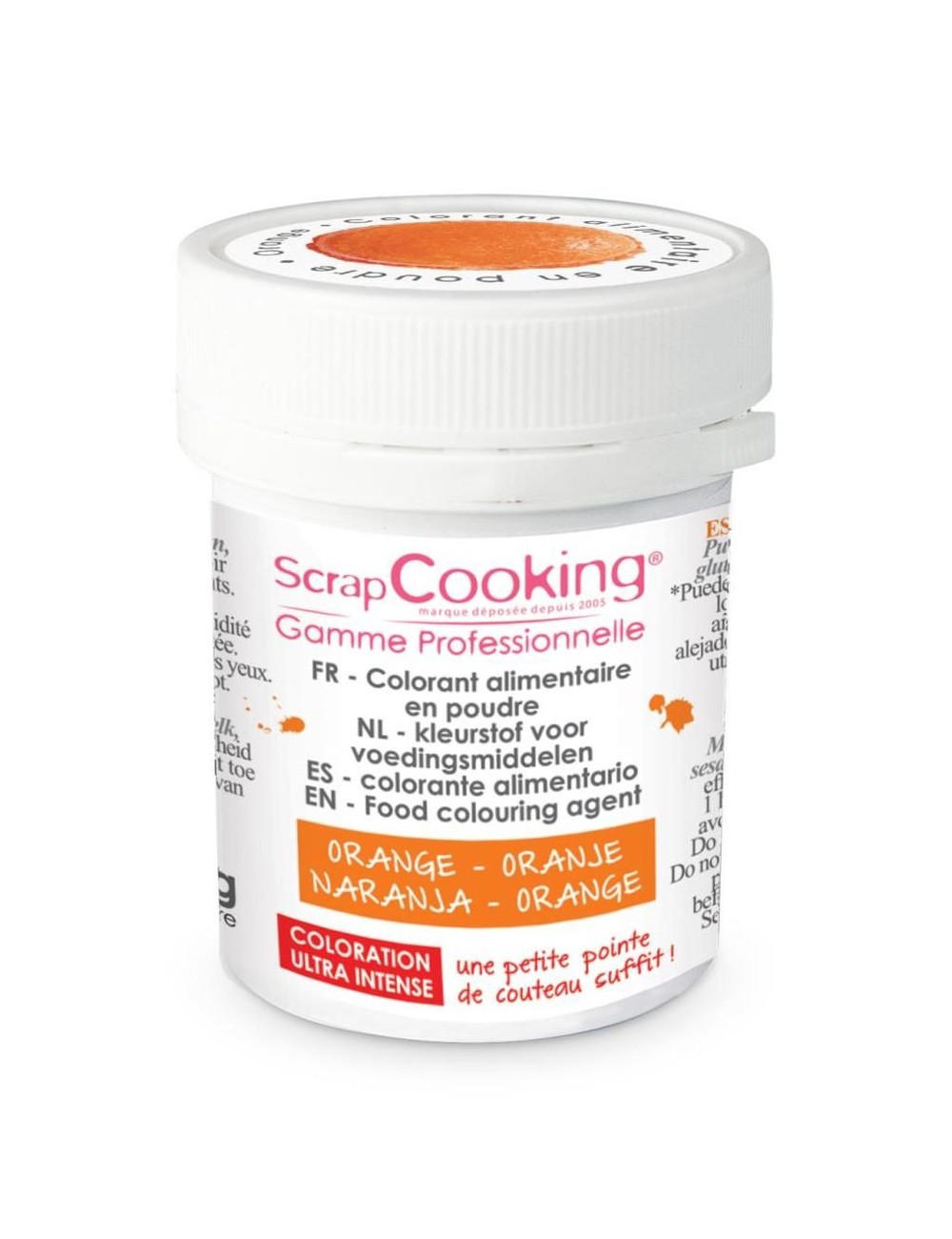 Colorant Alimentaire En Poudre Orange 5G