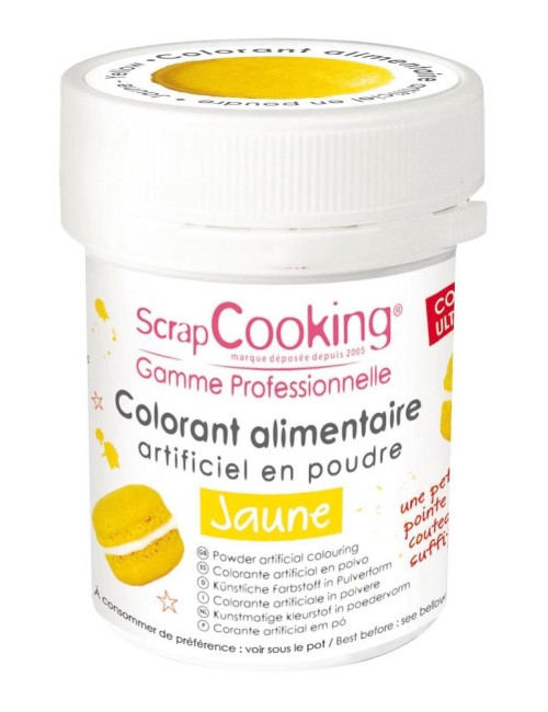 Colorant Alimentaire En Poudre Jaune 5 gr