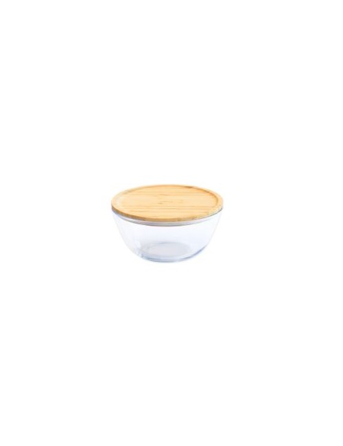 BOL A MIXER ROND AVEC COUVERCLE EN BAMBOO-1600 ML