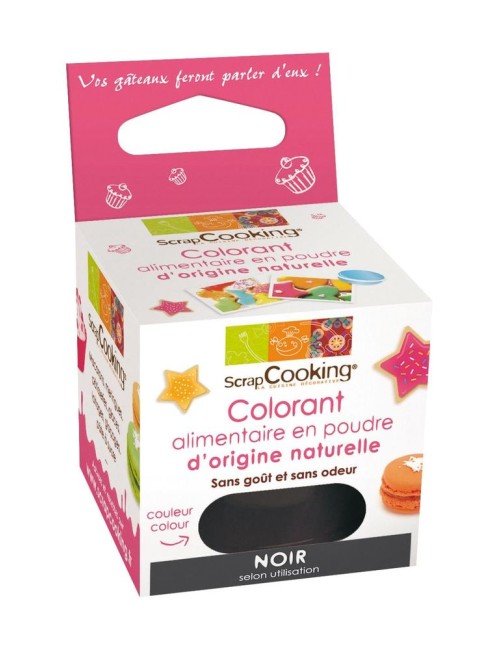 Colorant En Poudre Noire D’Origine Naturelle 3 gr