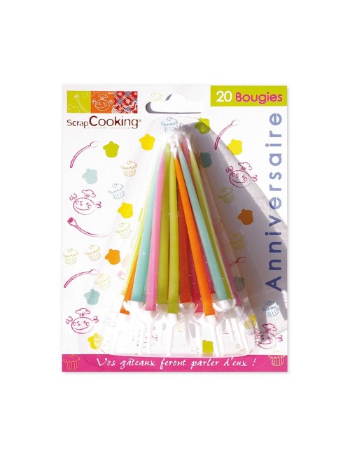 Boîte 20 Bougies Assorties