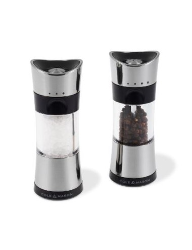 COFFRET MOULIN SEL ET POIVRE HORSHAM CHROME 145 MM
