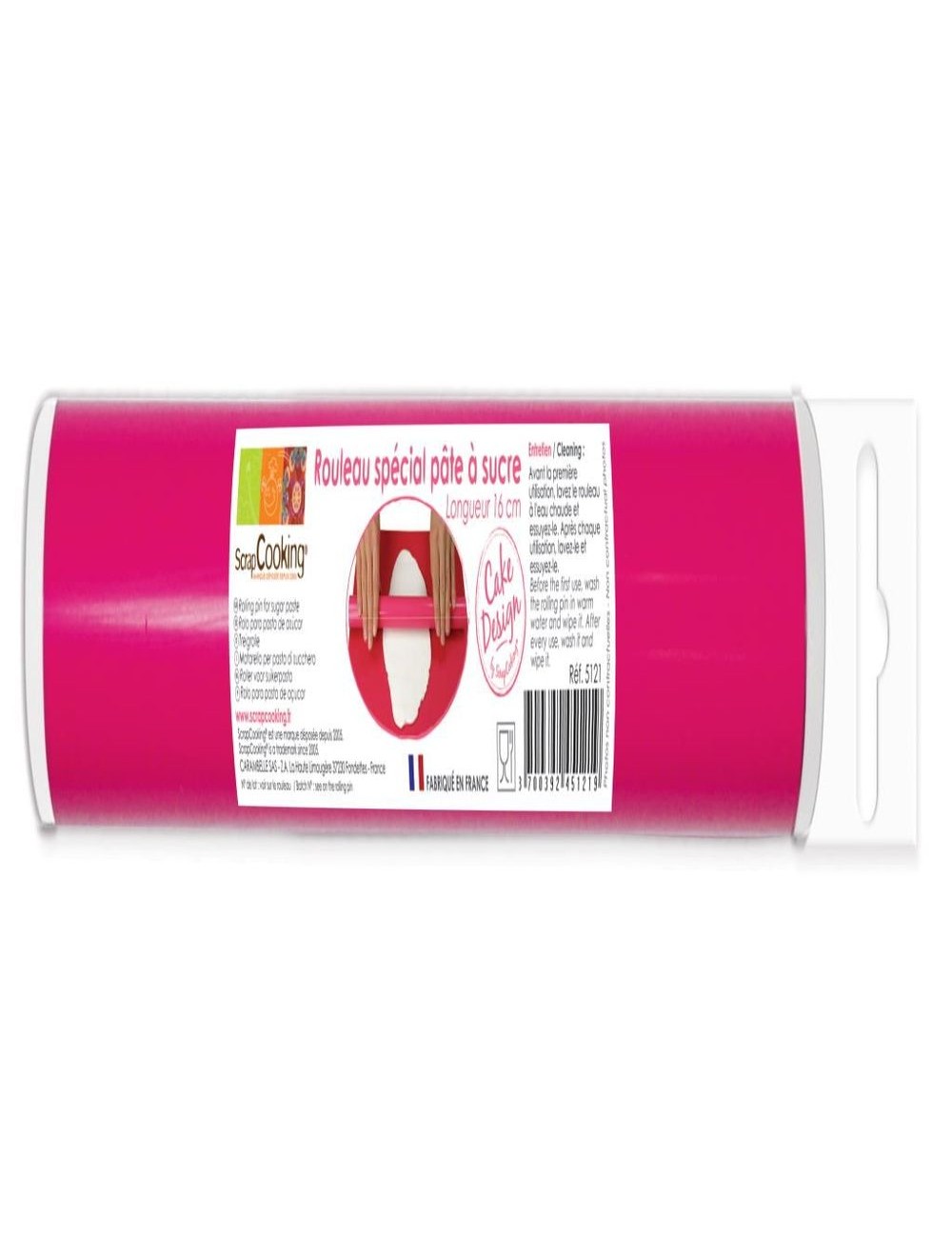 Petit Rouleau En Plastique Pour Pâte À Sucre
