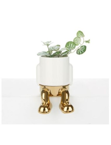 MINI POT FLEUR DANGLY GOLD
